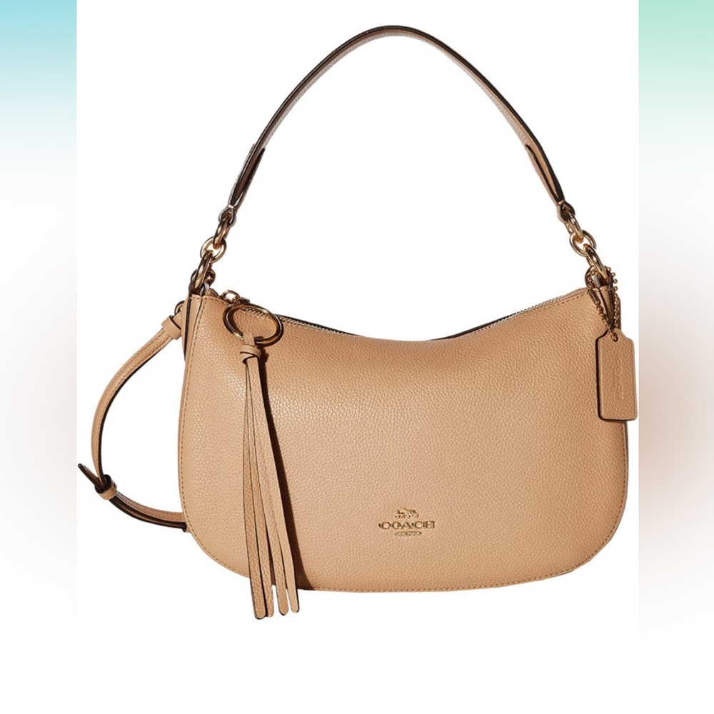 COACH Polished Pebble Leather Sutton Crossbody